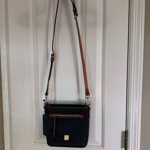 Dooney & Bourke Black leather crossbody bag. Brand new with tags!!!